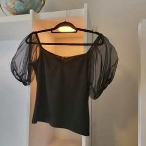 BOGO EVERYTHING $10 Bundle of 2 princess puff organza sleeve tops